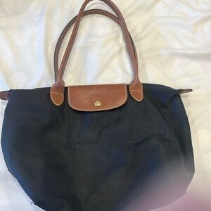 Long champ bag with handles